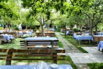 Loibnerhof - Traumhafte Gartenidylle - Foto um 12 Uhr, eine Stunde später zur Gänze gefüllt